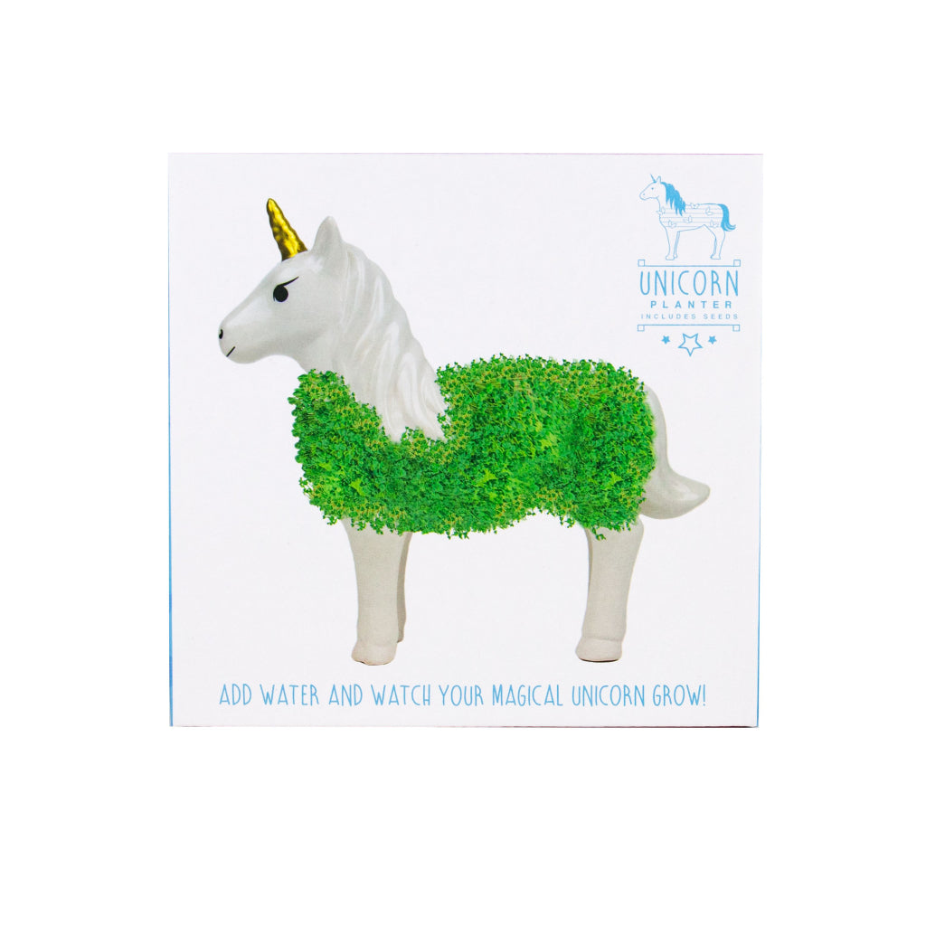 Gift Republic Planter with Chia Seeds - Unicorn